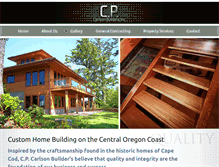 Tablet Screenshot of carlsonbuilders.com